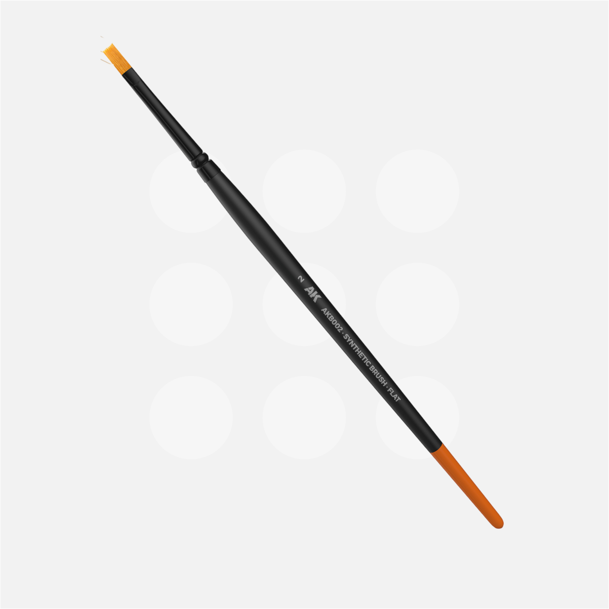 AK Synthetic Brush - Flat 2