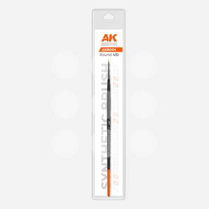 AK Synthetic Brush - Round 4/0