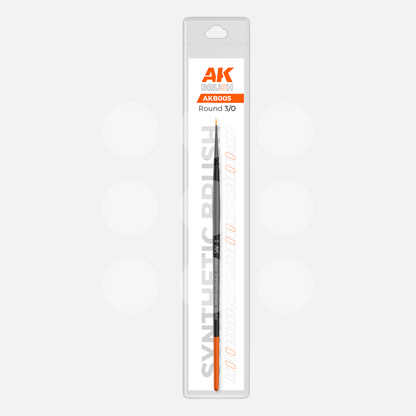 AK Synthetic Brush - Round 3/0
