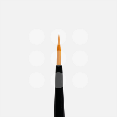 AK Synthetic Brush - Round 0