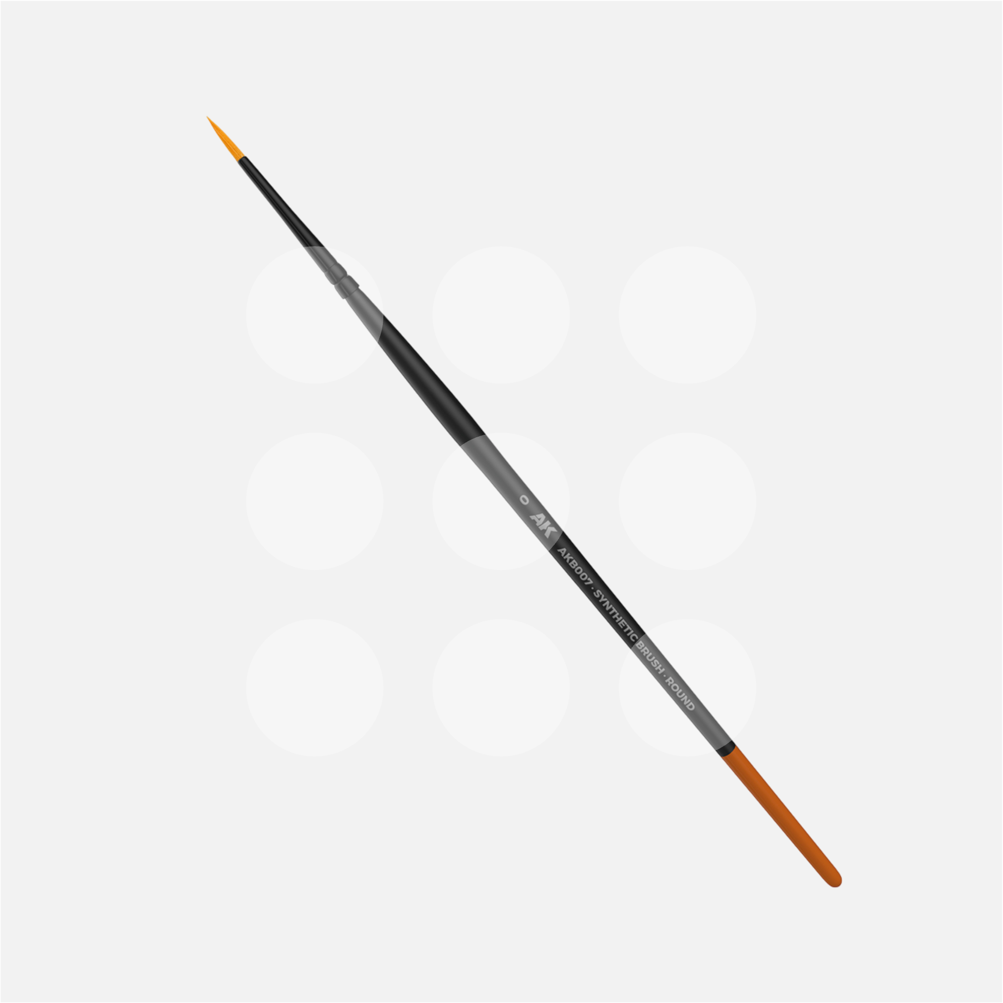 AK Synthetic Brush - Round 0