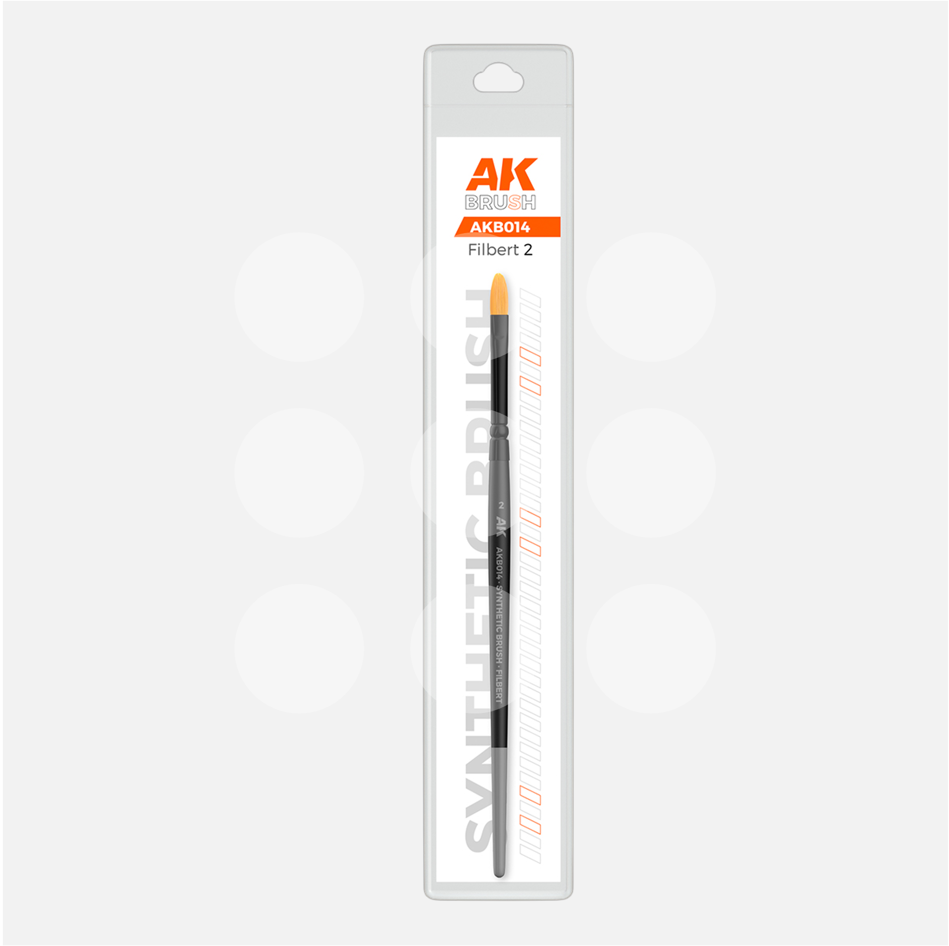 AK Synthetic Brush - Filbert 2