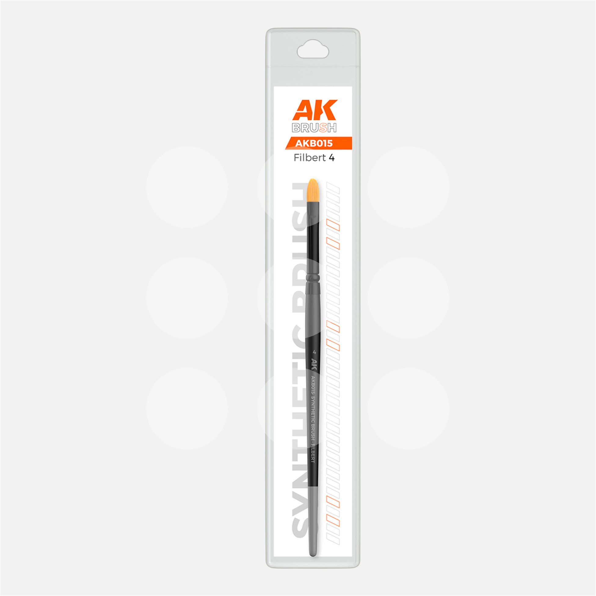 AK Synthetic Brush - Filbert 4