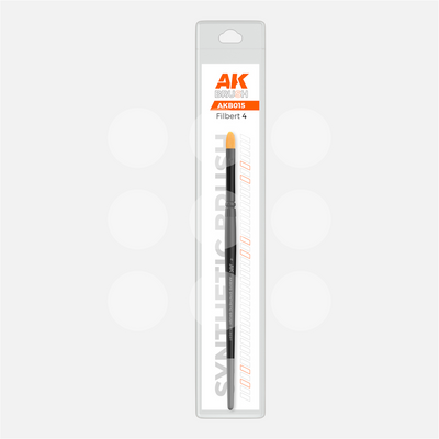 AK Synthetic Brush - Filbert 4