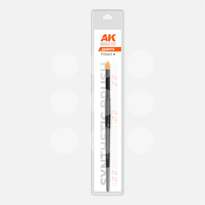AK Synthetic Brush - Filbert 4
