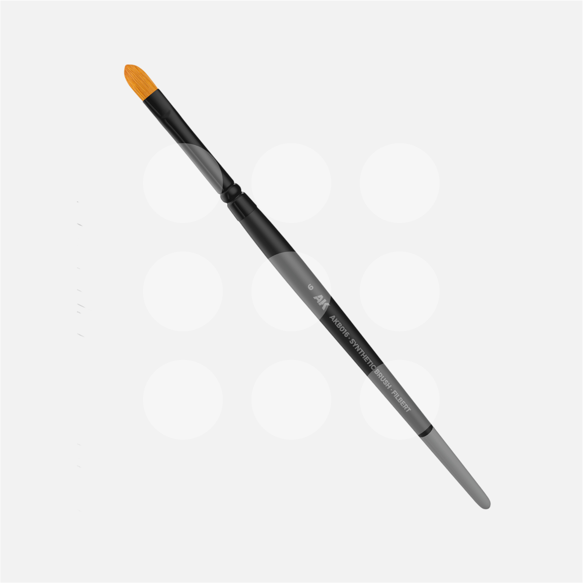 AK Synthetic Brush - Filbert 6