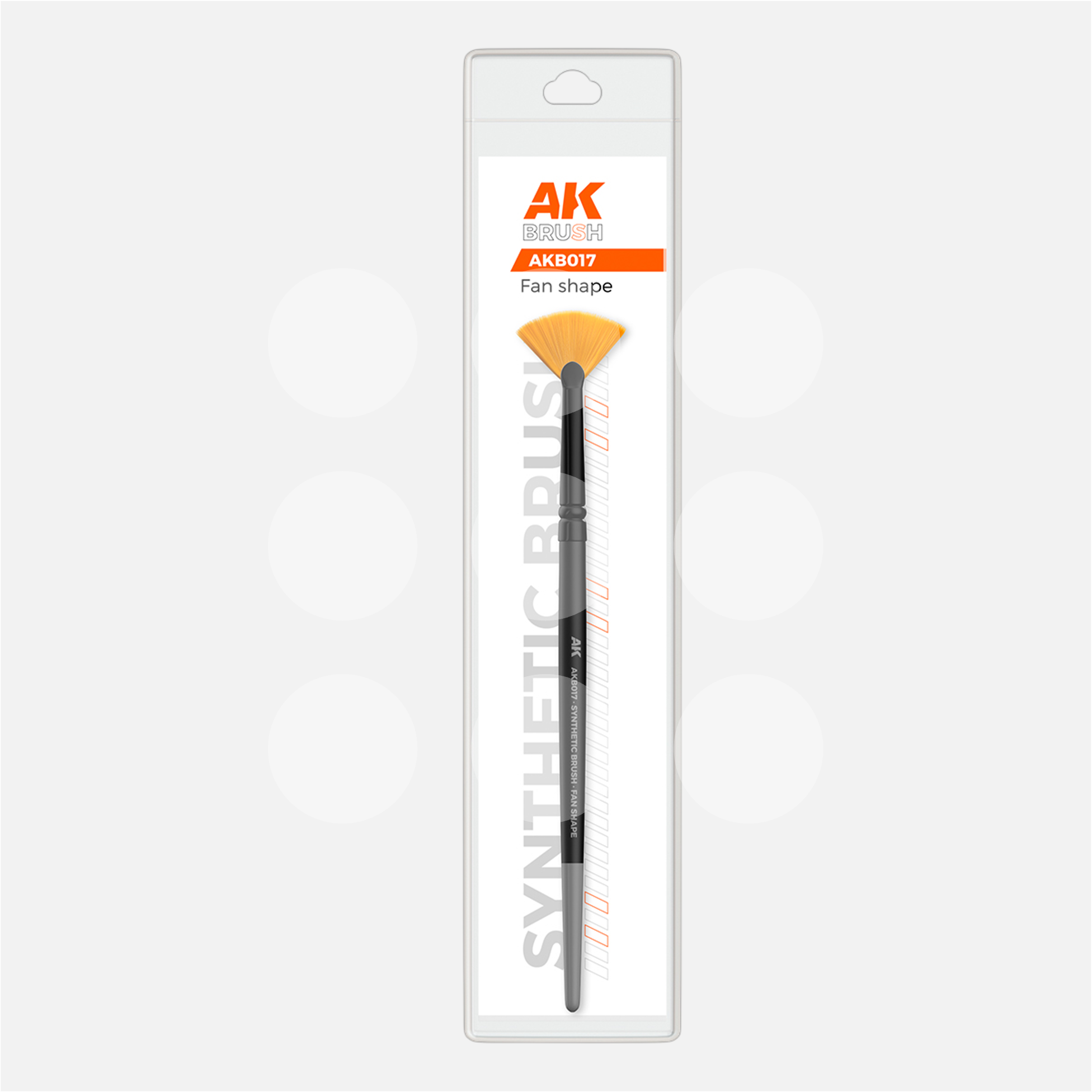 AK Synthetic Brush - Fan Shape