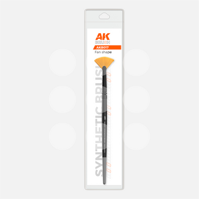 AK Synthetic Brush - Fan Shape