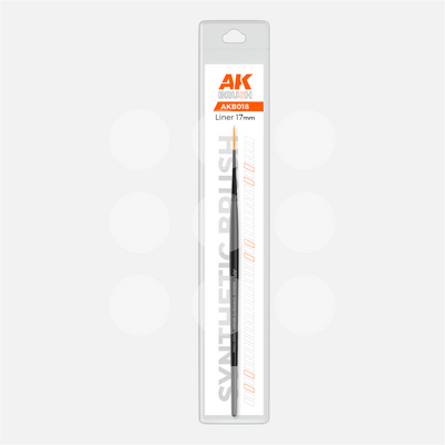 AK Synthetic Brush - Liner 17mm
