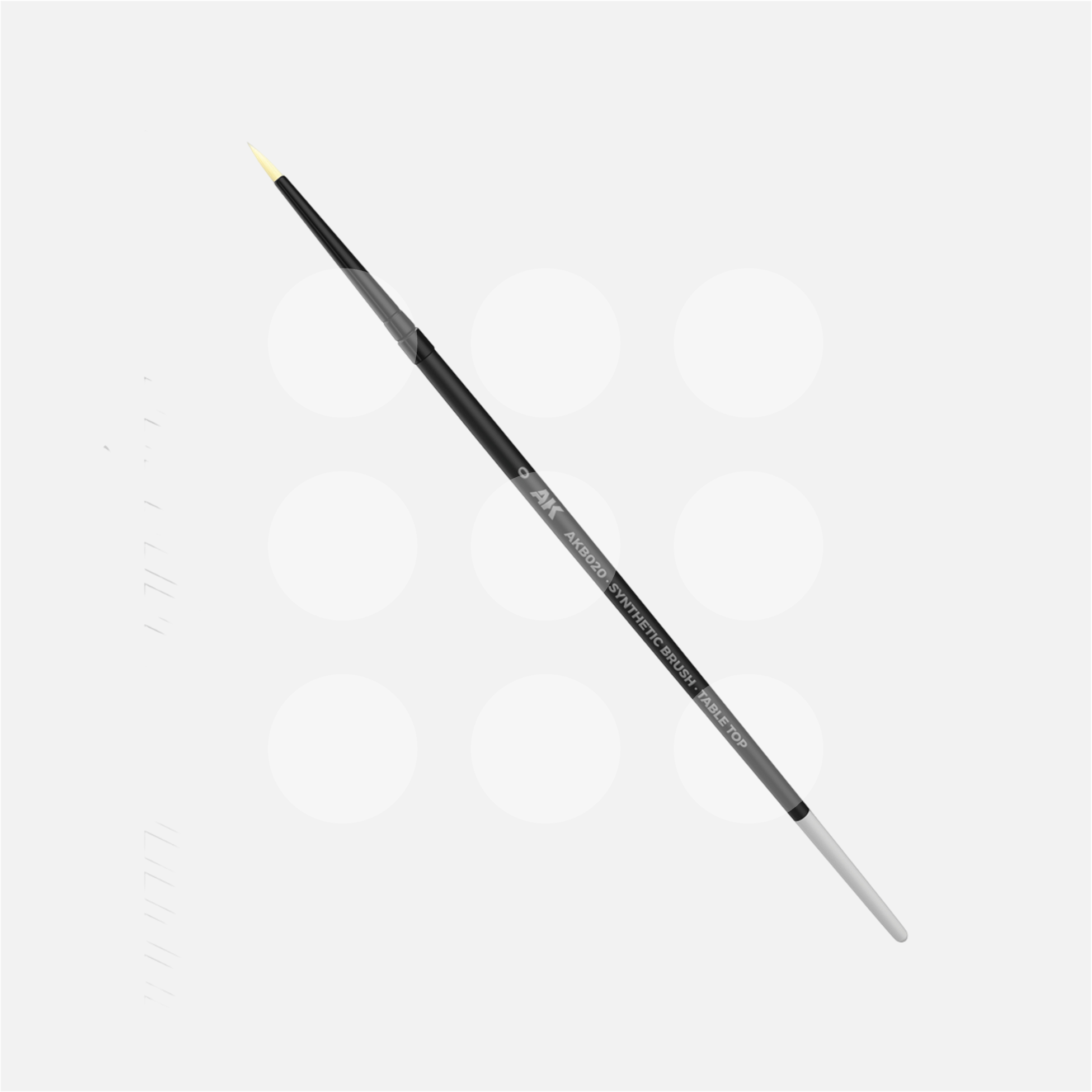 AK Synthetic Tabletop Brush - 0