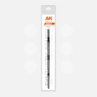 AK Synthetic Brush - Chipping Angular