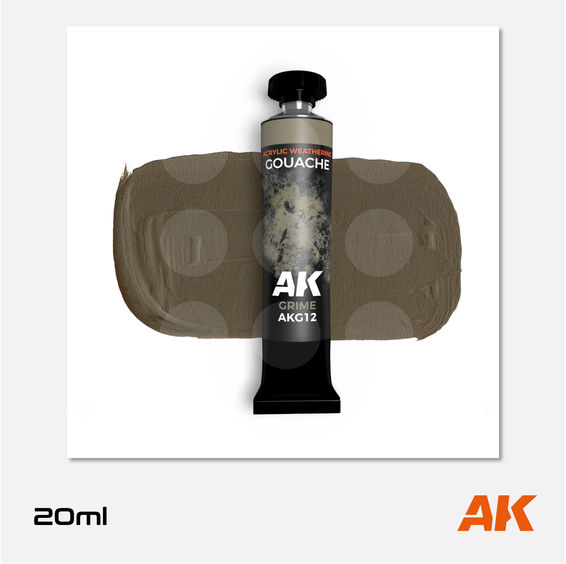 AK Interactive - Gouach for Acrylic Weathering - Grime  AKG012 - Gothaforce
