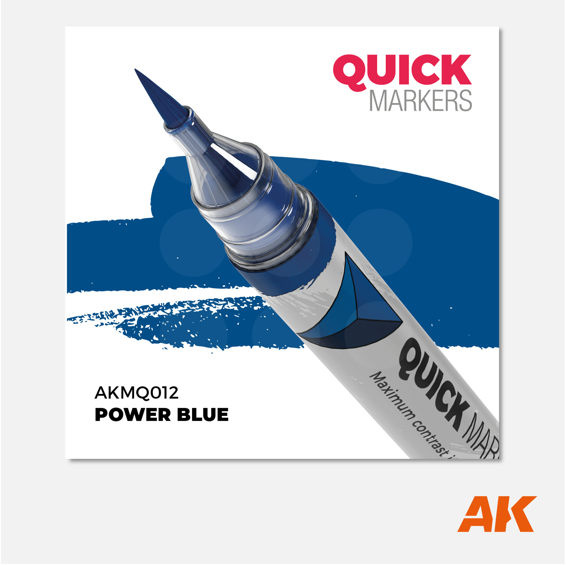 AK Quick Marker - Power Blue