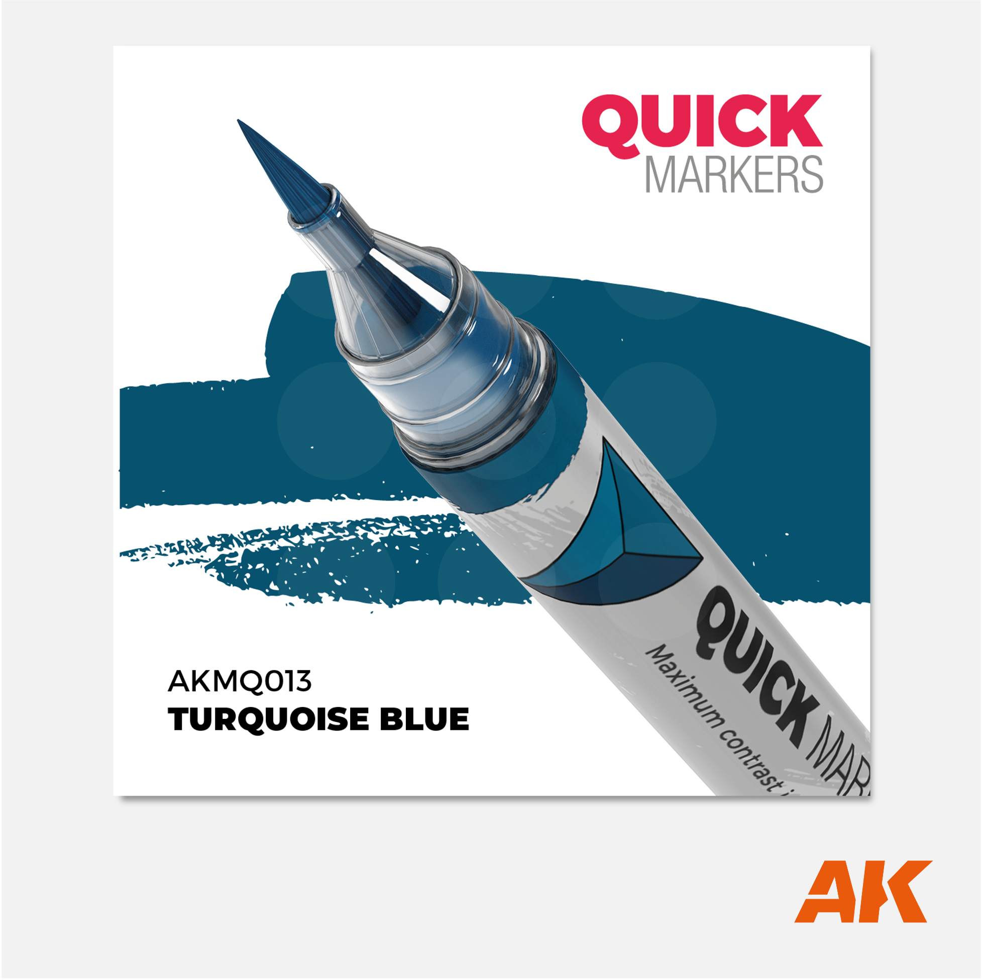 AK Quick Marker - Turquoise Blue