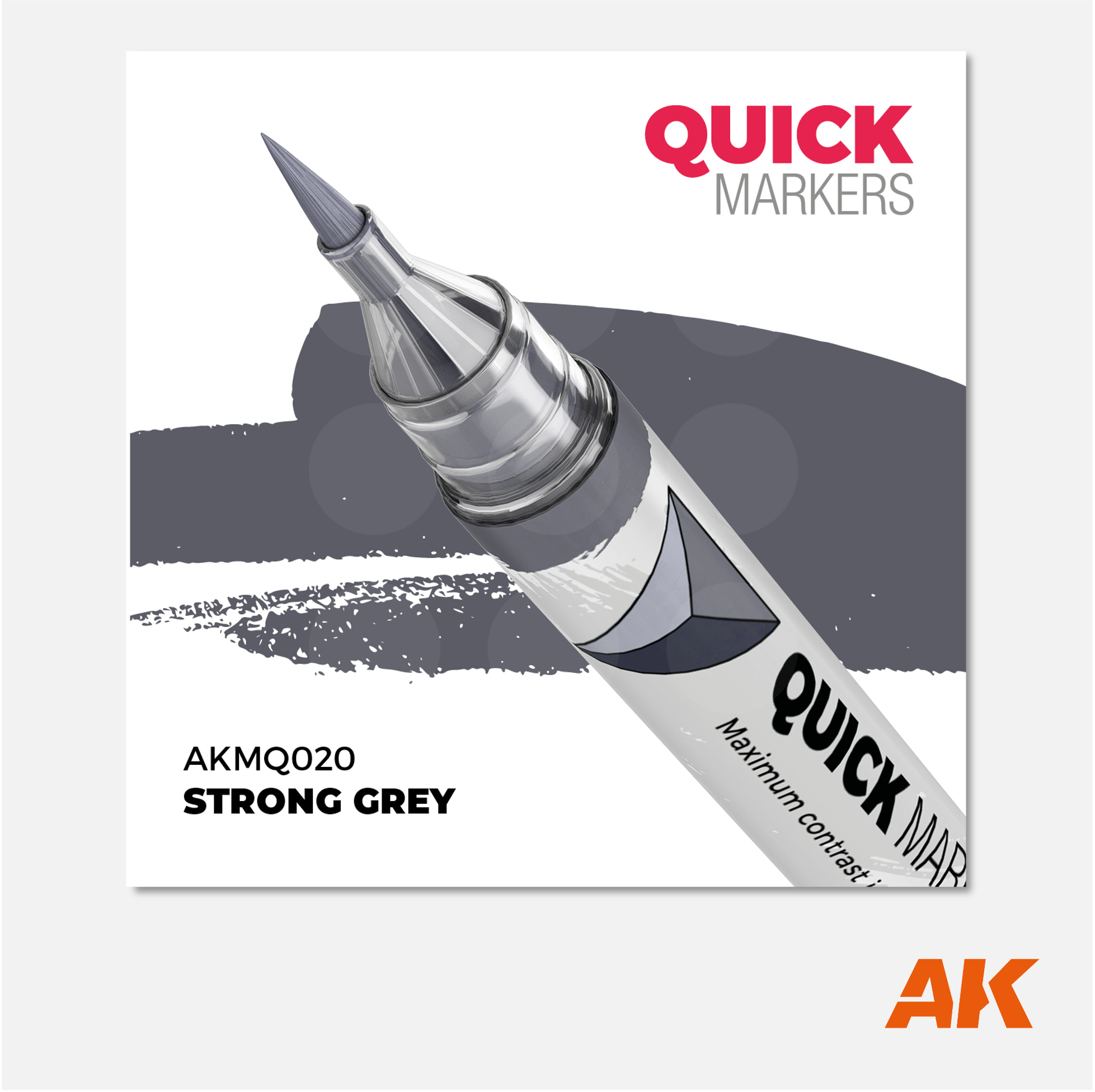 AK Quick Marker - Strong Grey