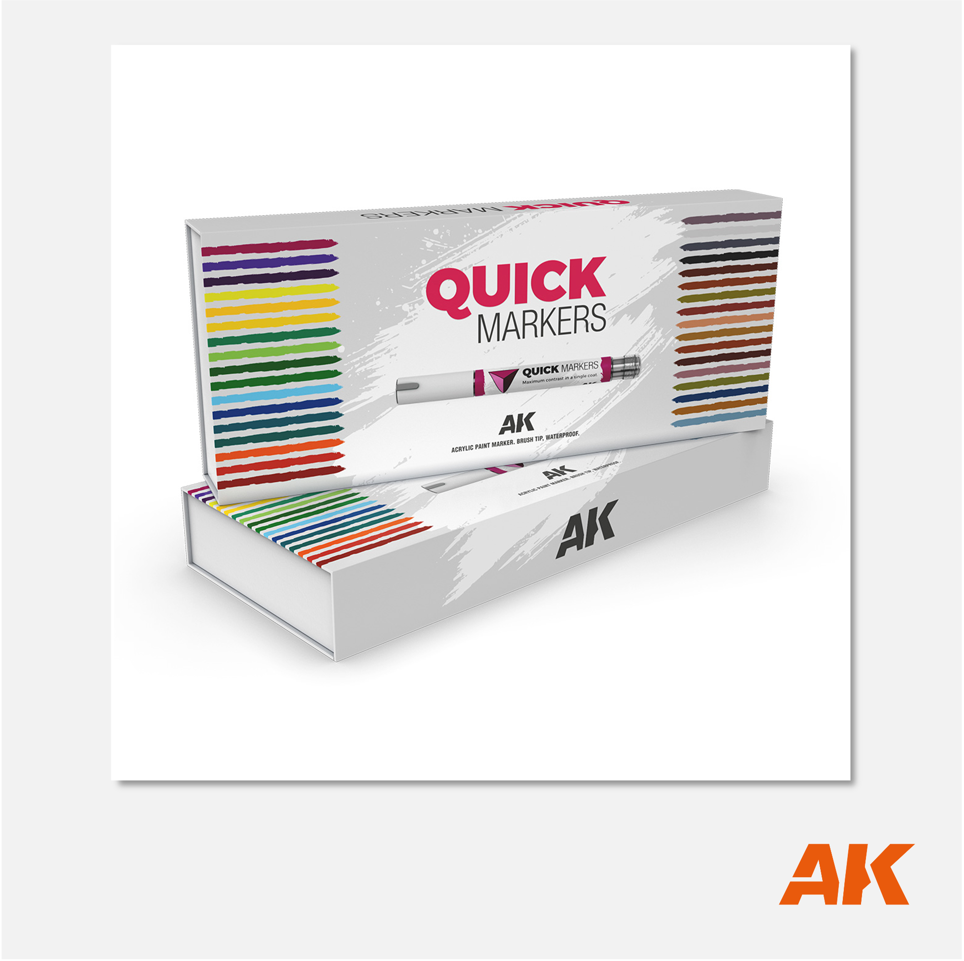 AK Quick Markers - Special Box Full Range (34 colors)
