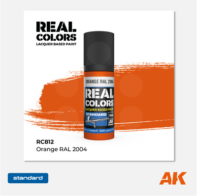 AK Interactive - Real Colors Lacquer Based Paint - Orange RAL 2004 - RC812 - Gothaforce