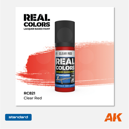 AK Interactive - Real Colors Lacquer Based Paint - Clear Red - RC821 - Gothaforce