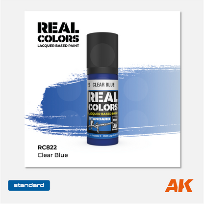 AK Interactive - Real Colors Lacquer Based Paint - Clear Blue - RC822 - Gothaforce