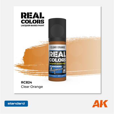 AK Interactive - Real Colors Lacquer Based Paint - Clear Orange - RC824 - Gothaforce