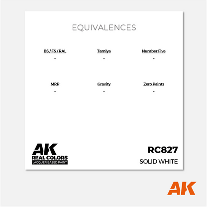 AK Interactive - Real Colors Lacquer Based Paint - Solid White - RC827 - Gothaforce