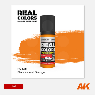 AK Interactive - Real Colors Lacquer Based Paint - Fluorescent Orange - RC838 - Gothaforce