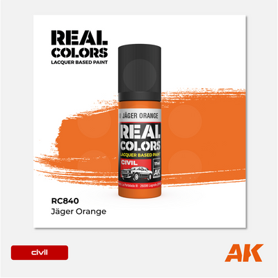 AK Interactive - Real Colors Lacquer Based Paint - Jäger Orange  - RC840 - Gothaforce