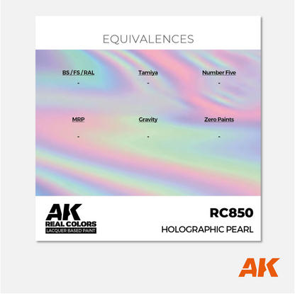 AK Interactive - Real Colors Lacquer Based Paint - Hoplographic Pearl - RC850 - Gothaforce