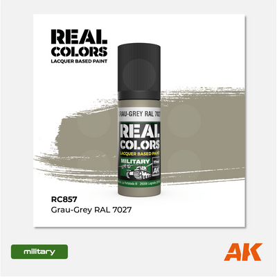 AK Interactive - Real Colors Lacquer Based Paint - Grau-Grey RAL 7027 - RC857 - Gothaforce