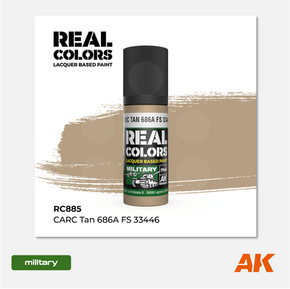 AK Interactive - Real Colors Lacquer Based Paint - CARC Tan 686A FS 33446 - RC885 - Gothaforce