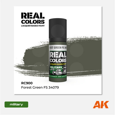 AK Interactive - Real Colors Lacquer Based Paint - Forest Green FS 34079 - RC900 - Gothaforce