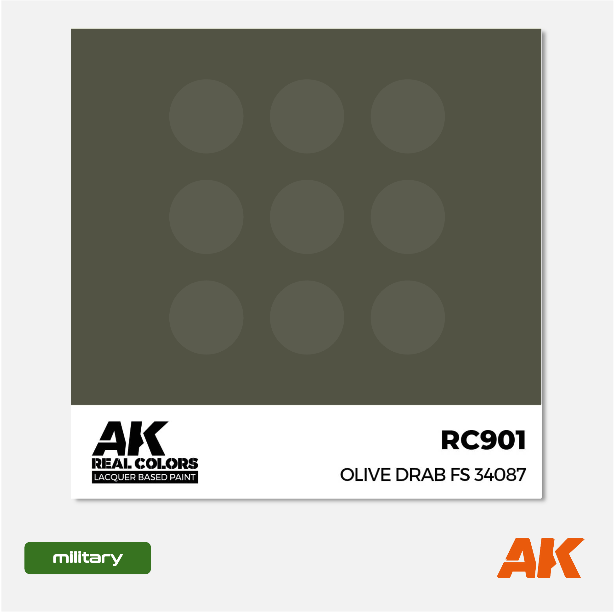 AK Real Colors - Olive Drab FS 34087