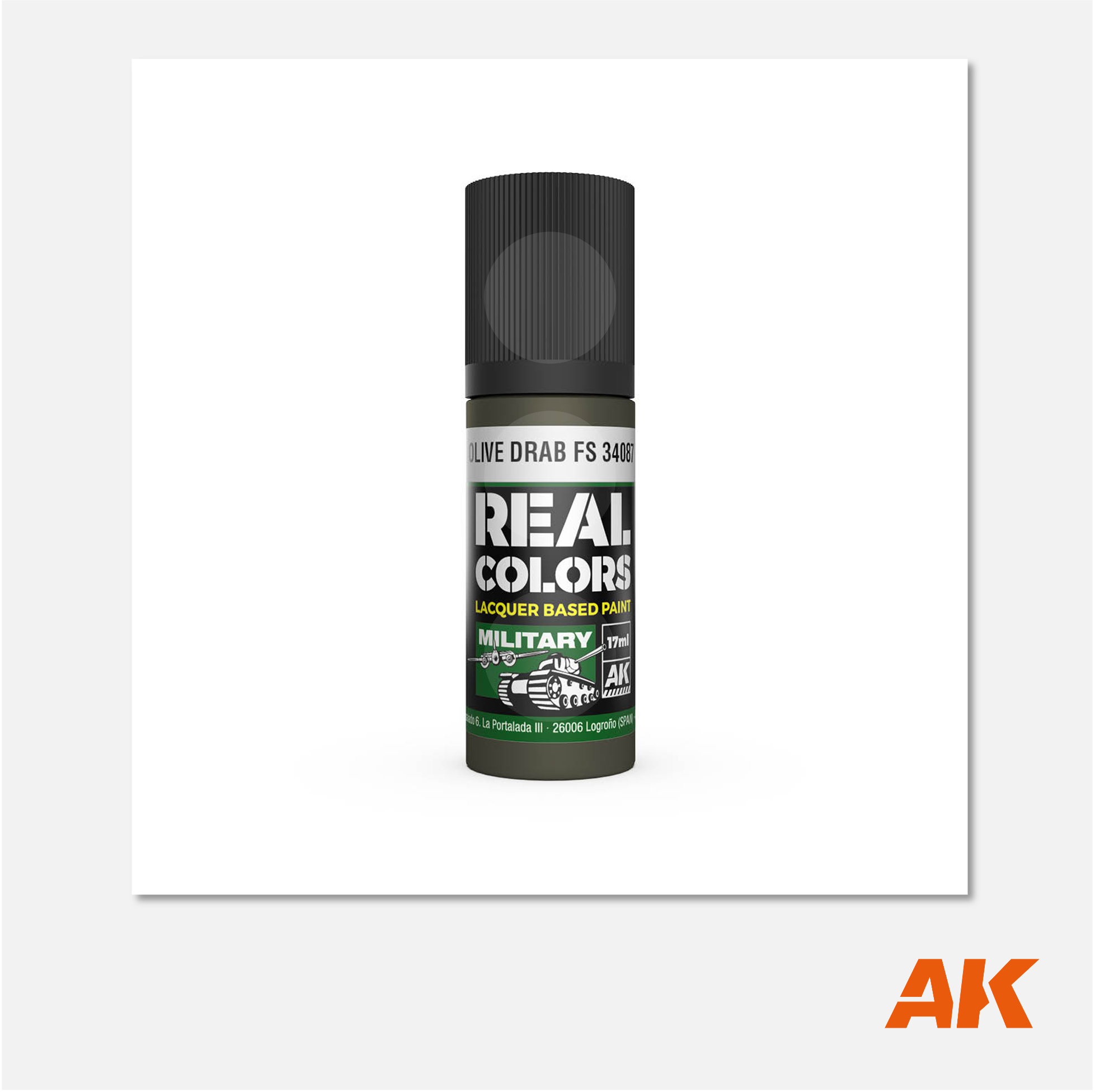 AK Real Colors - Olive Drab FS 34087