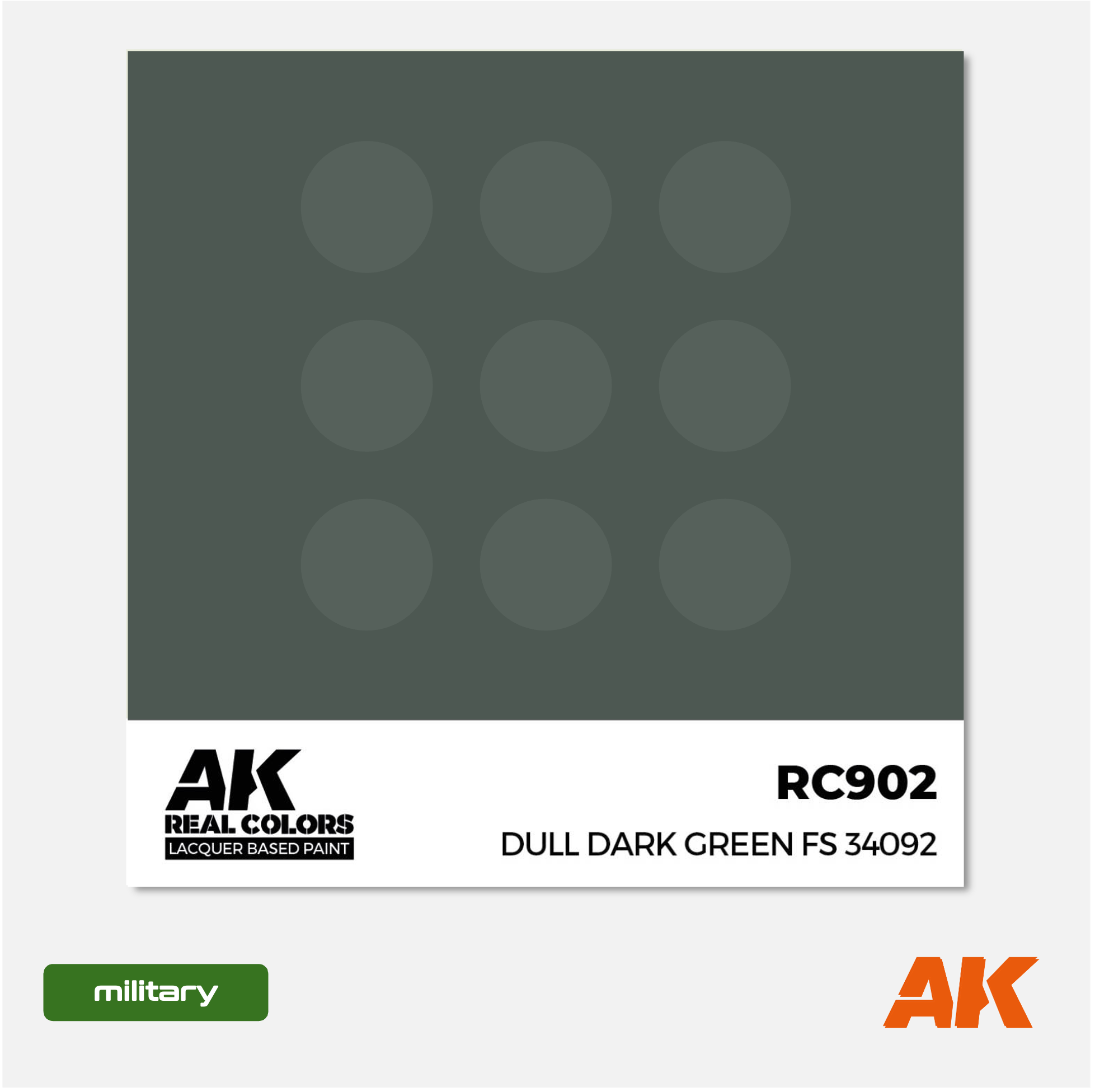 AK Real Colors - Dull Dark Green FS 34092