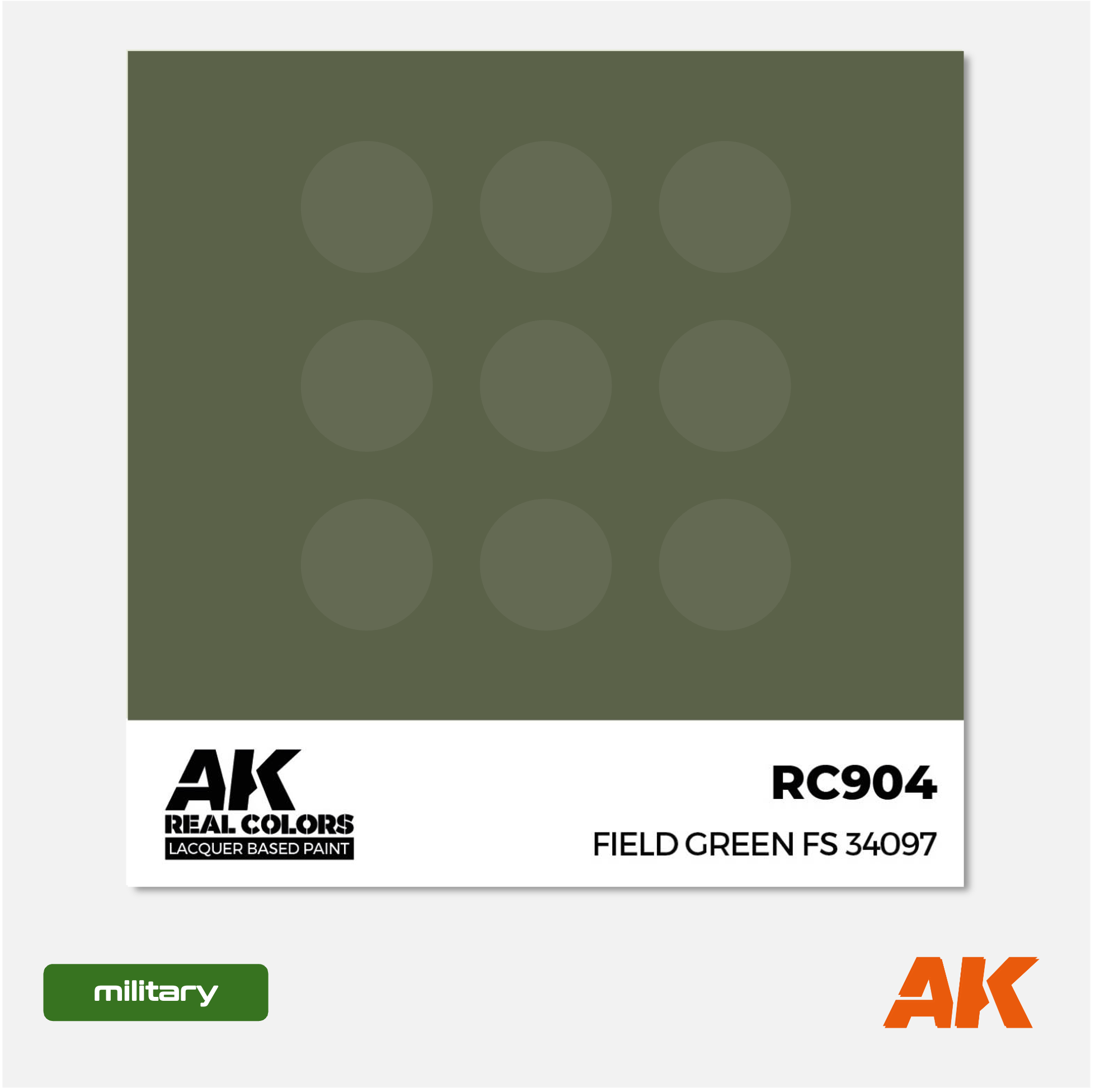 AK Real Colors - Field Green FS 34097