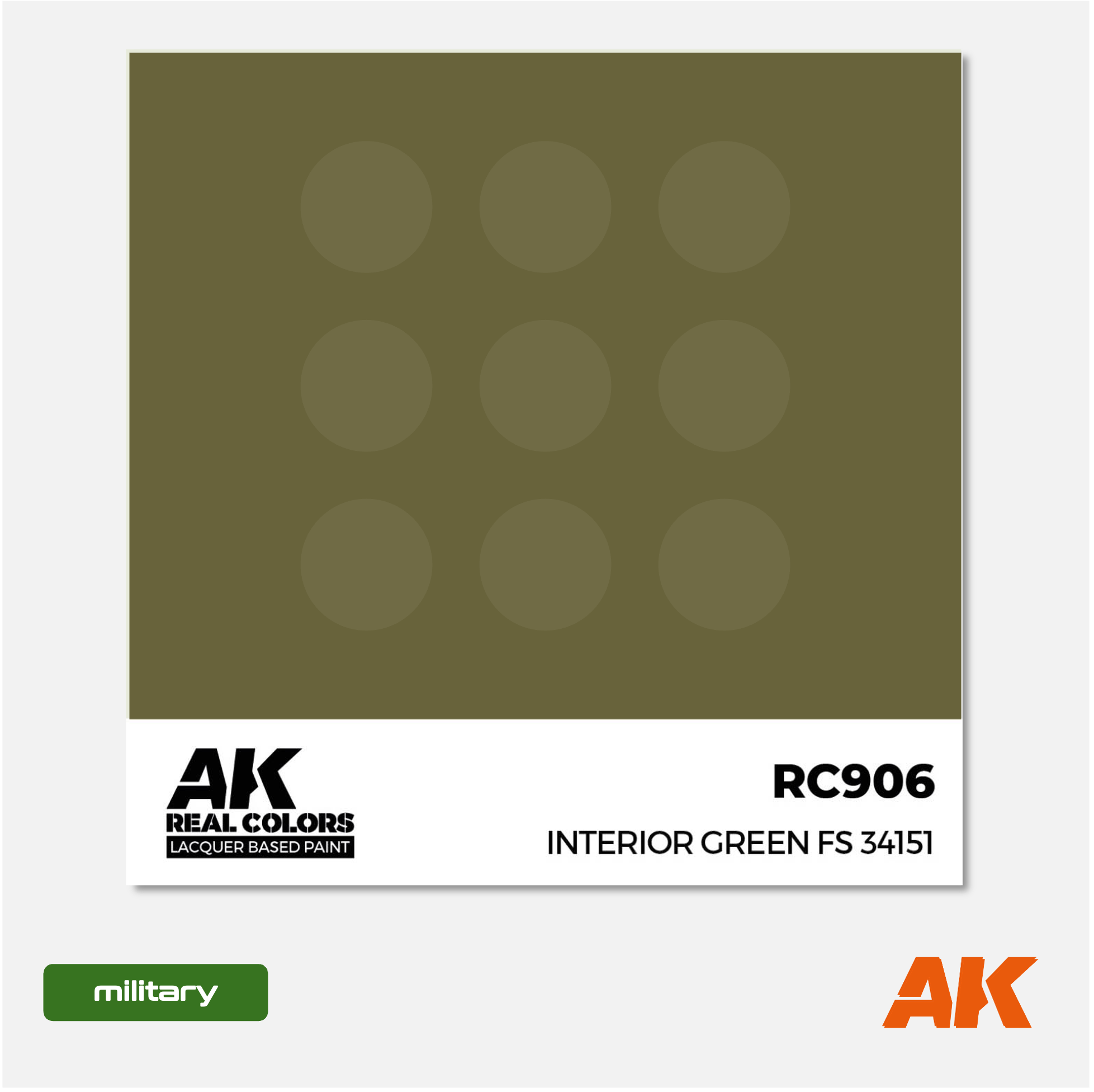 AK Real Colors - Interior Green FS 34151