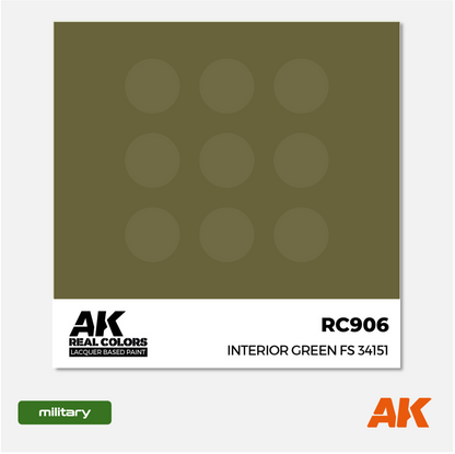 AK Real Colors - Interior Green FS 34151