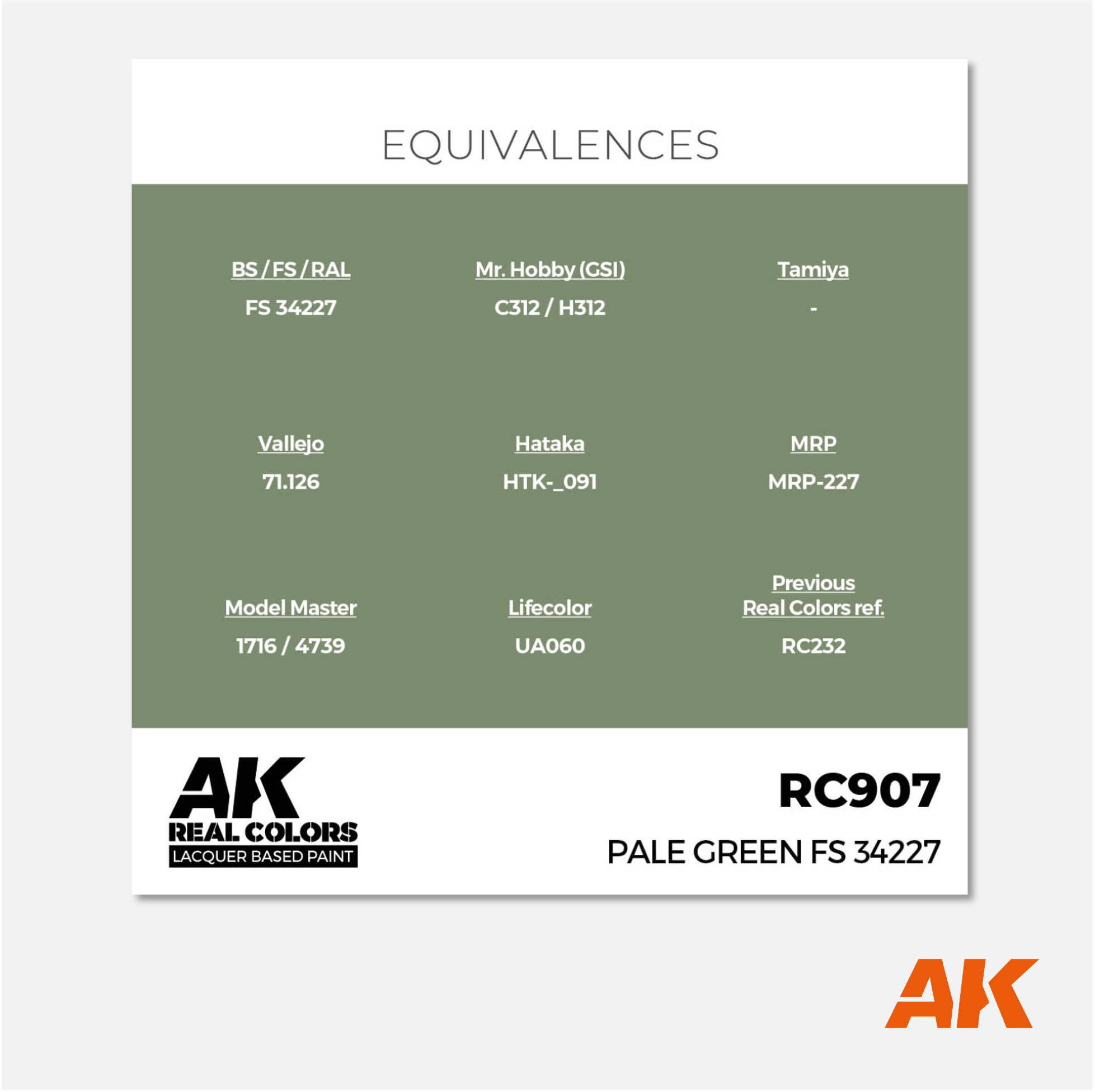 AK Real Colors - Pale Green FS 34227