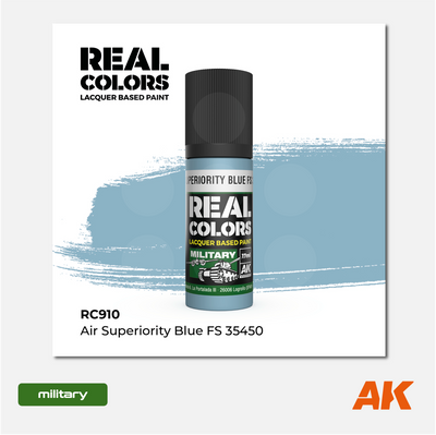 AK Interactive - Real Colors Lacquer Based Paint - Air Superiority Blue FS 35450 - RC910 - Gothaforce