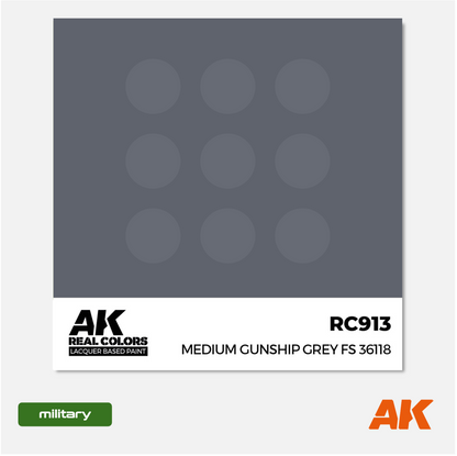 AK Real Colors - Medium Gunship Grey FS 36118