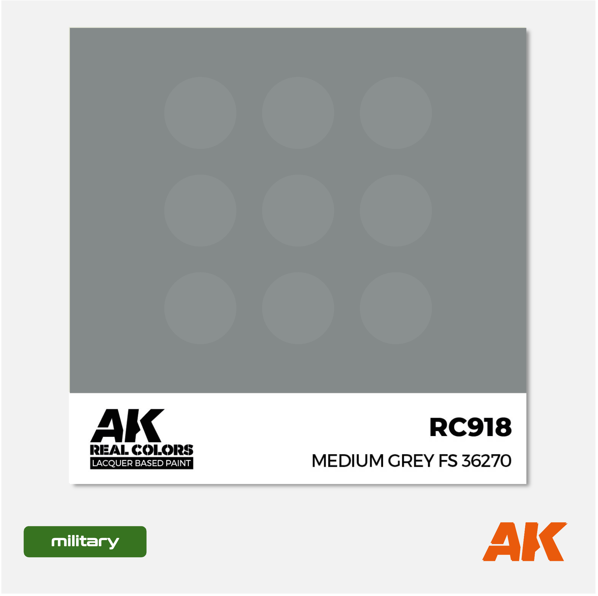 AK Real Colors - Medium Grey FS 36270
