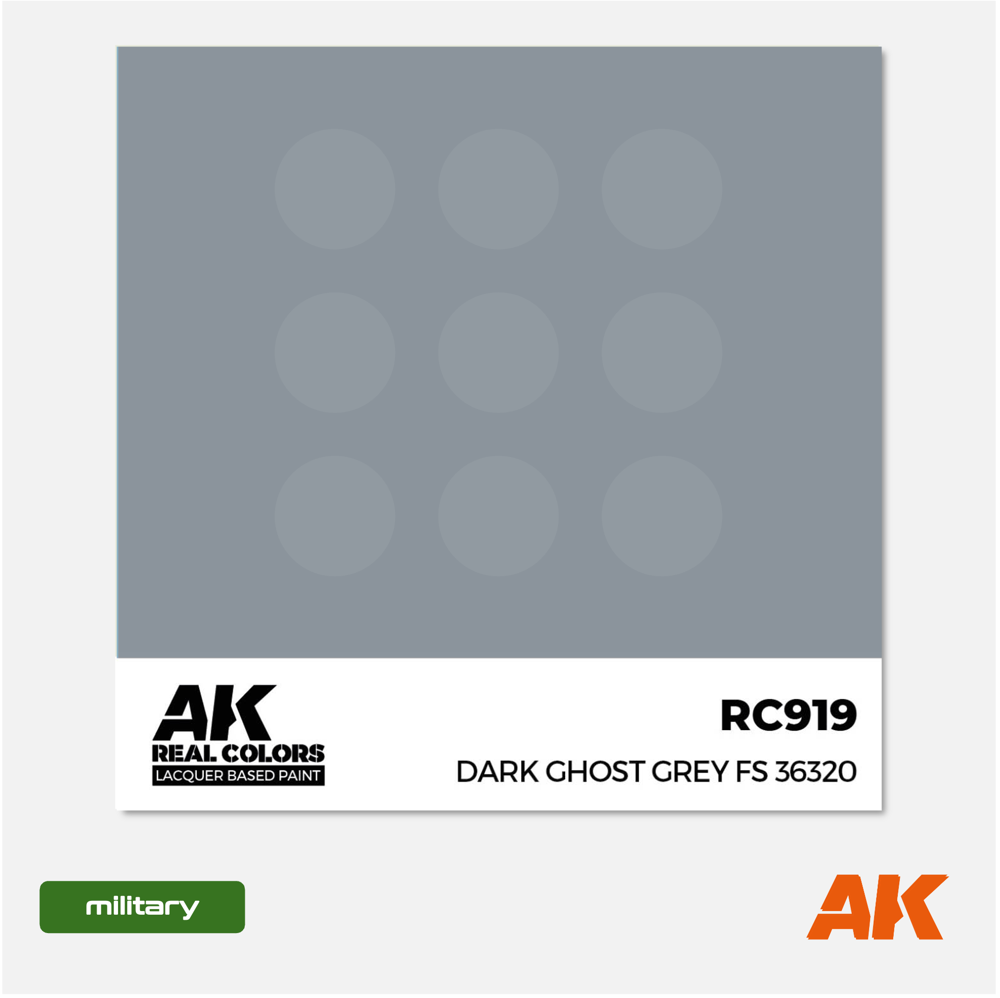 AK Real Colors - Dark Ghost Grey FS 36320