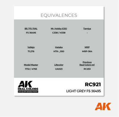 AK Real Colors - Light Grey FS 36495