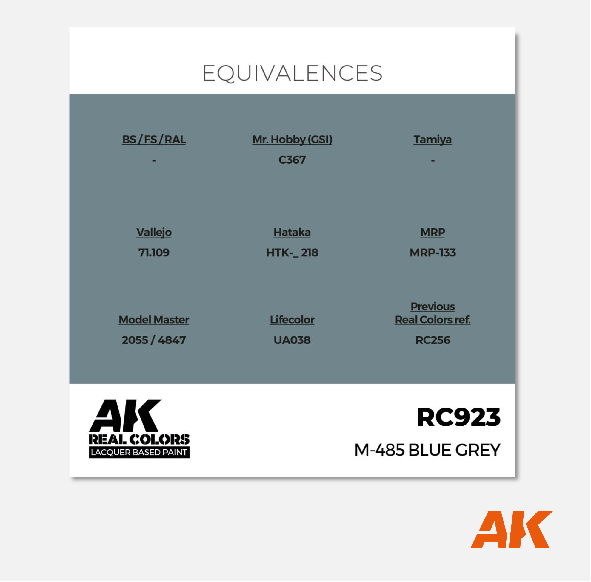 AK Real Colors - M-485 Blue Grey