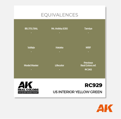 AK Real Colors - US Interior Yellow Green