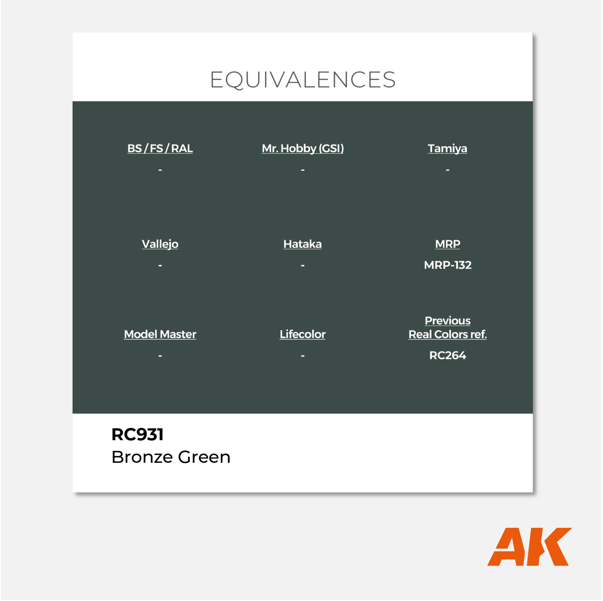 AK Real Colors - Bronze Green