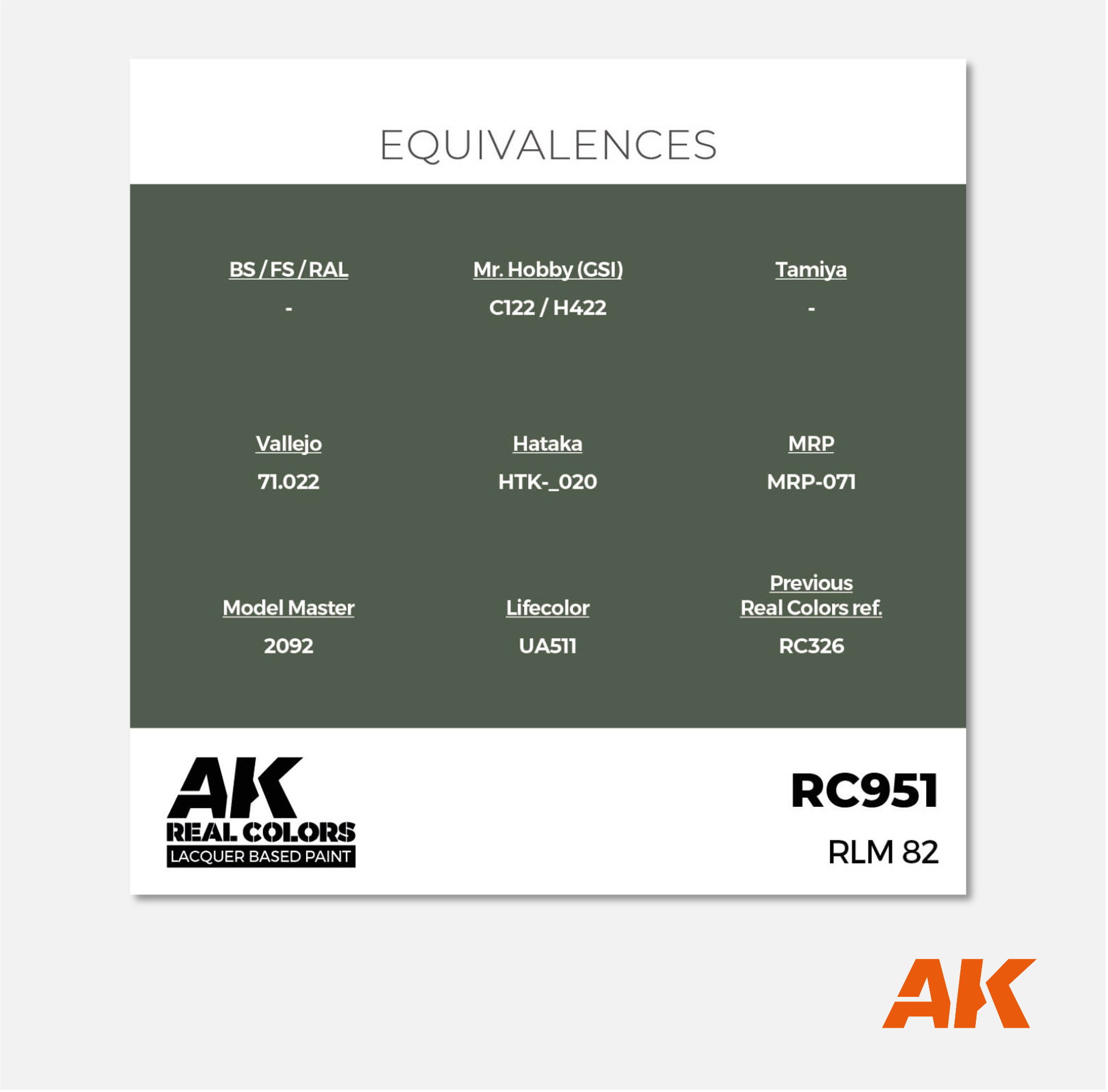 AK Real Colors - RLM 82