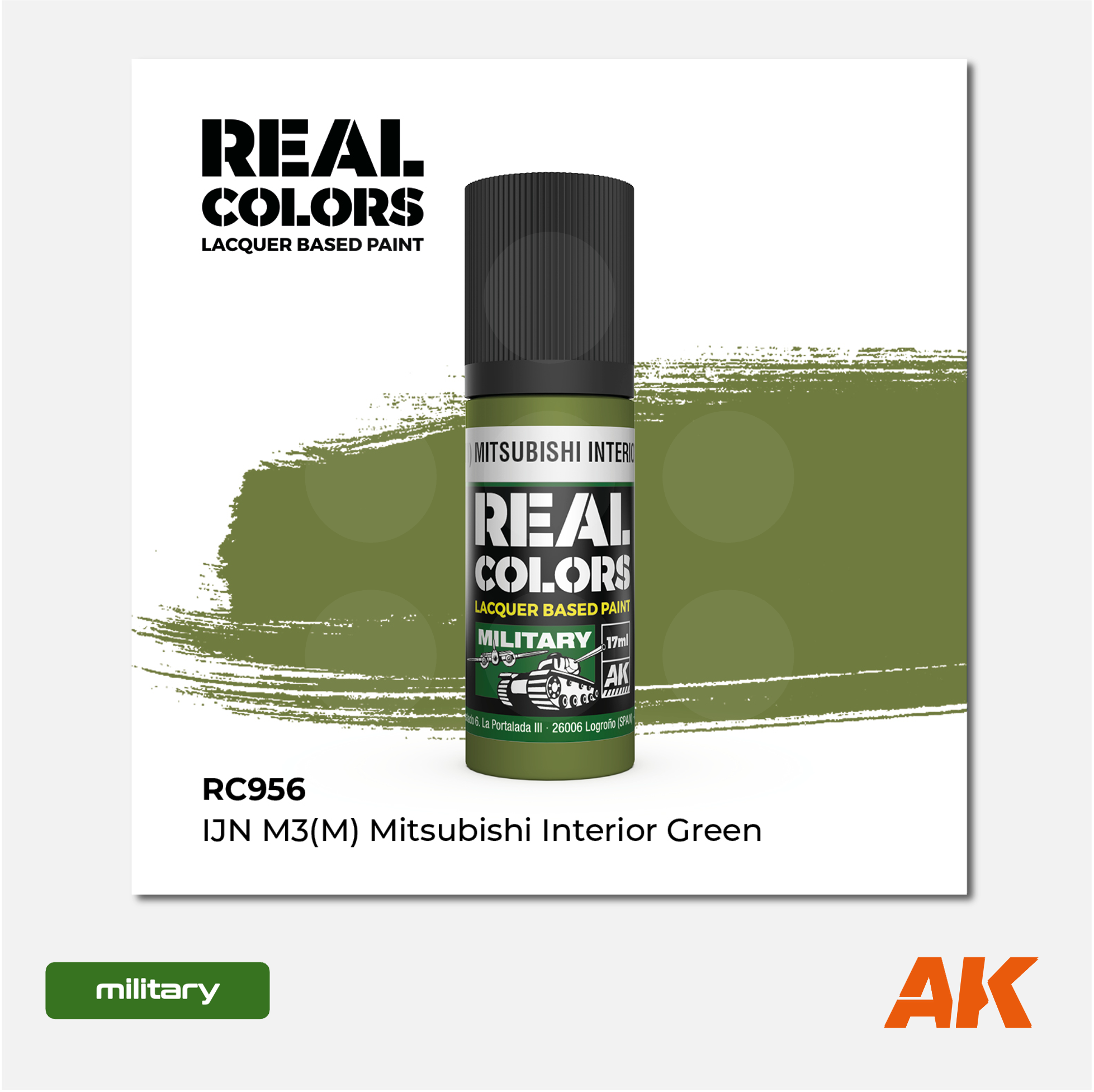 AK Real Colors - IJN M3 (M) Mitsubishi Interior Green
