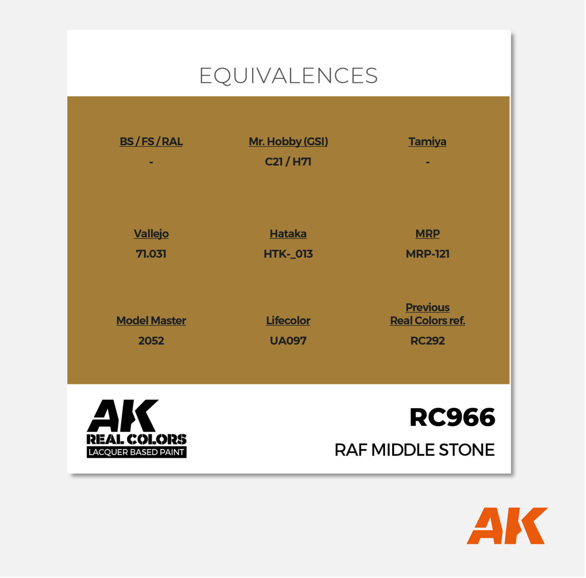 AK Real Colors - RAF Middle Stone