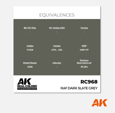 AK Real Colors - RAF Dark Slate Grey
